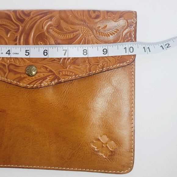 Patricia Nash Genuine Leather Messenger Bag - Picture 8 of 9